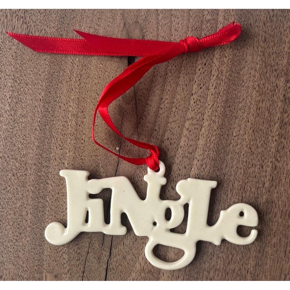 Lenox Jingle Christmas Ornament 4"